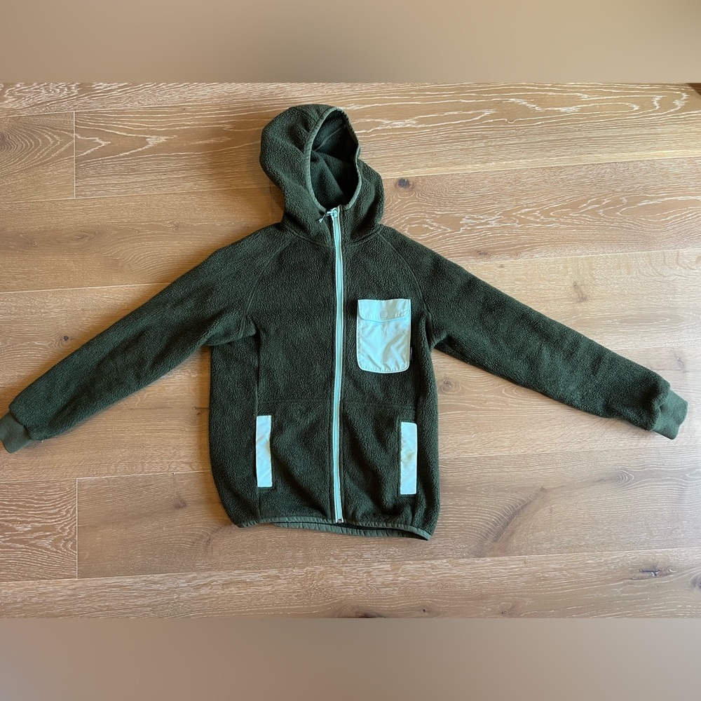 Cotopaxi Forest Green women Fleece Zip Hoodie